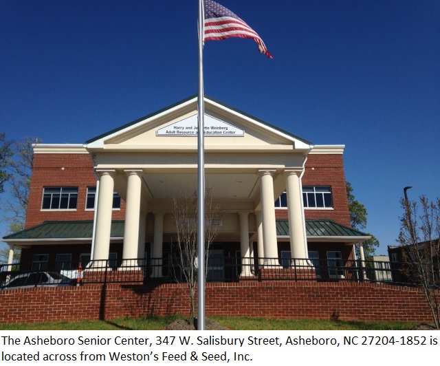 2016 Randolph Co Senior Games